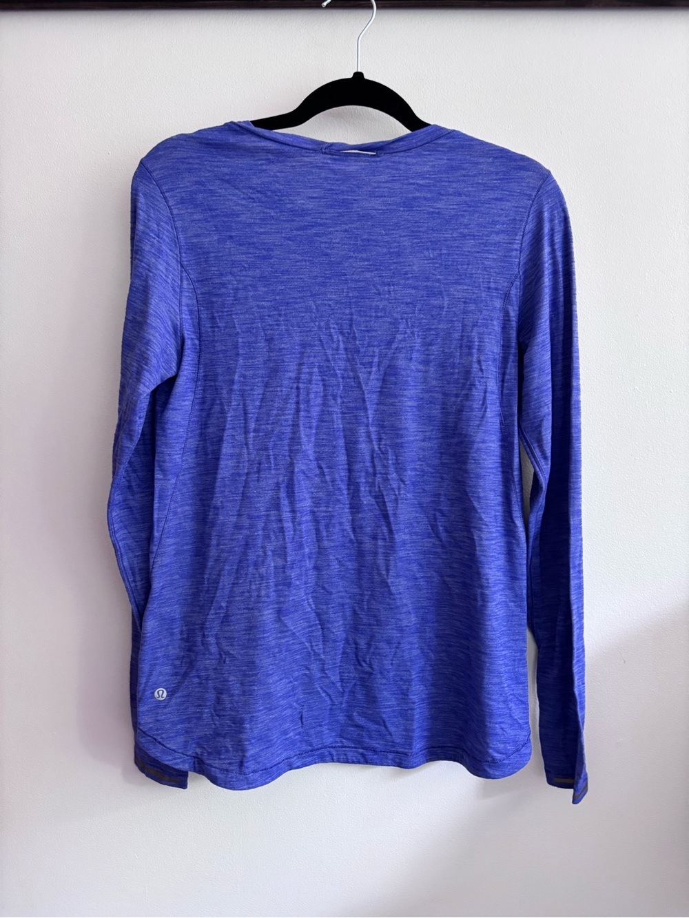 Women’s Lululemon Heathered Periwinkle Long Sleeve Active Top